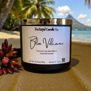 Blue Volcano 3 Wick Scented Candle