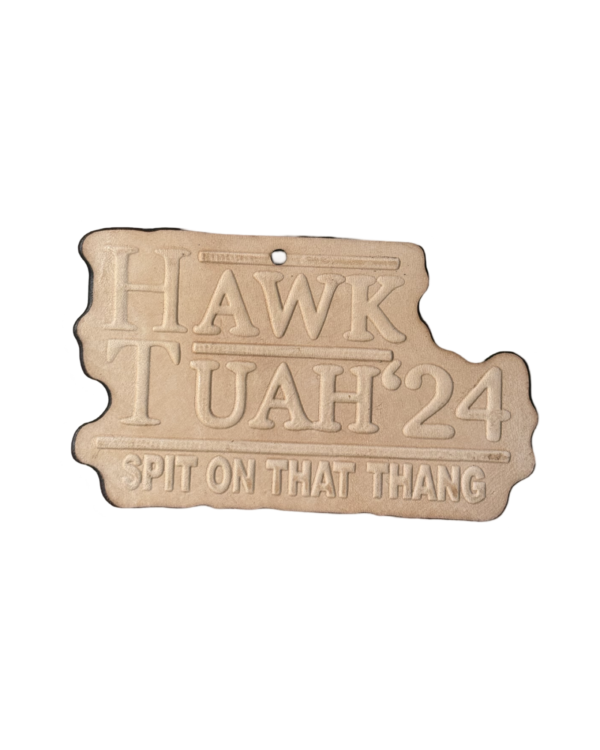 Hawk T Uah’24 Leather Car Freshener