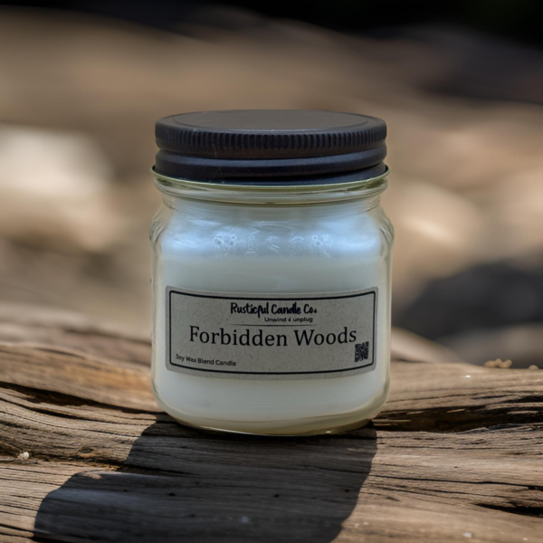 Forbidden Woods 8oz Mason Jar