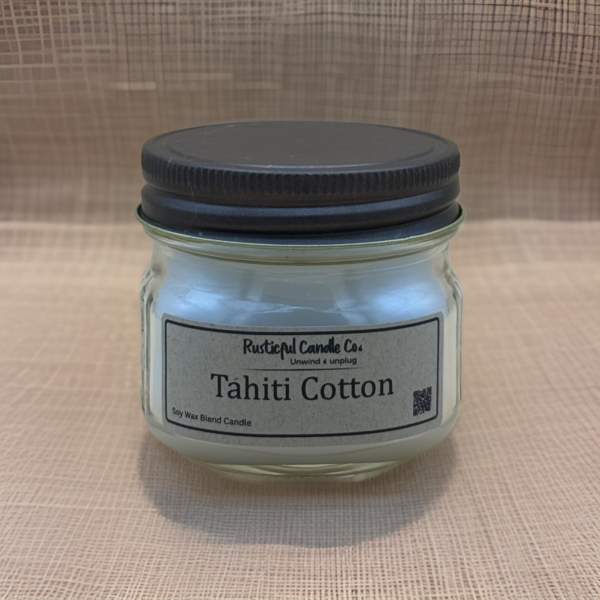 Tahiti Cotton 4oz Mason Jar