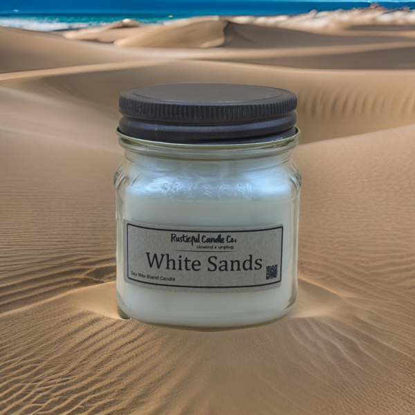 White Sands 8oz Mason Jar