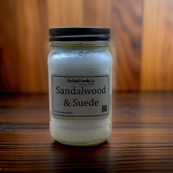 Sandalwood & Suede 16oz