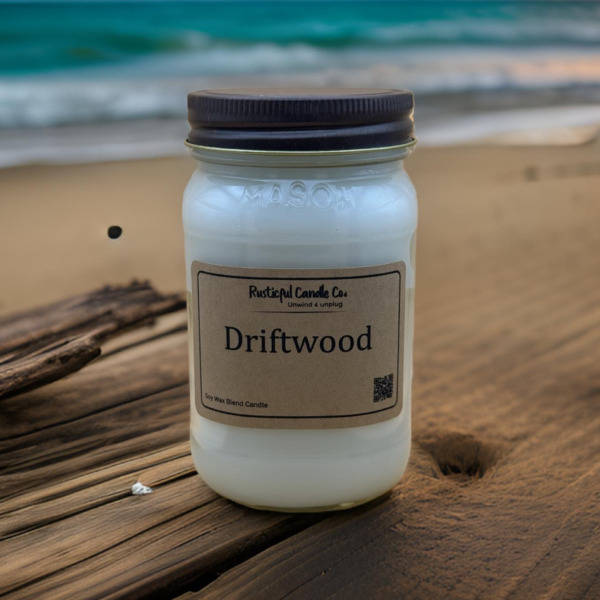 Driftwood 16oz Mason Jar