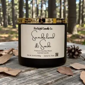 Sandalwood & Suede 3 Wick Scented Candle