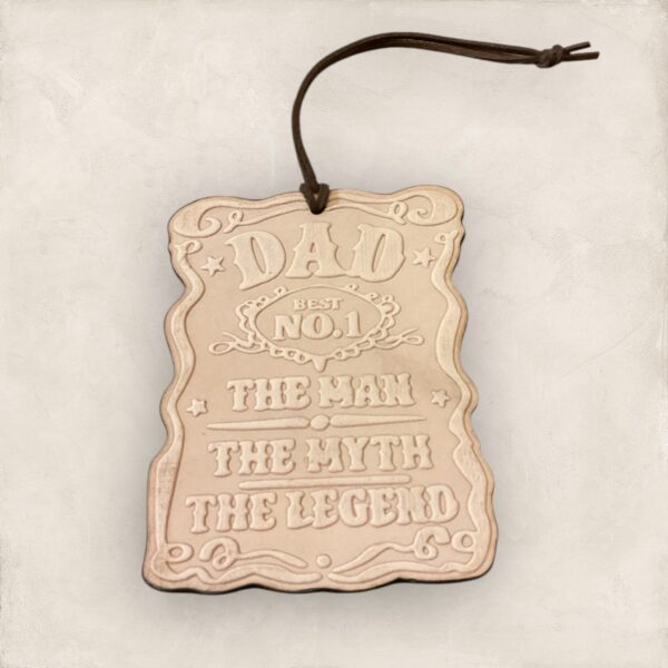 Dad Leather Car Freshener