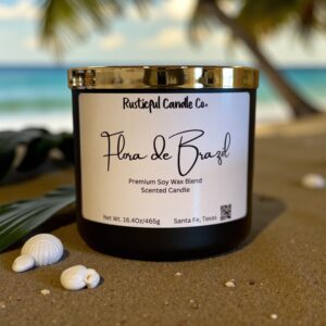 Flora de Brail 3 Wick Scented Candle