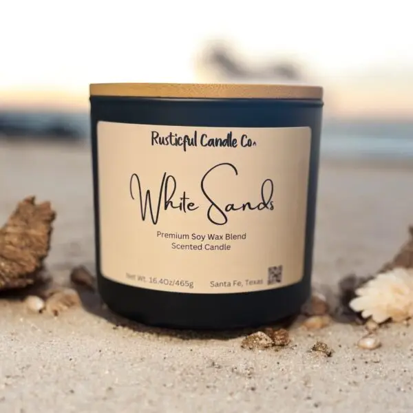 White Sands 3 Wick Scented Candle