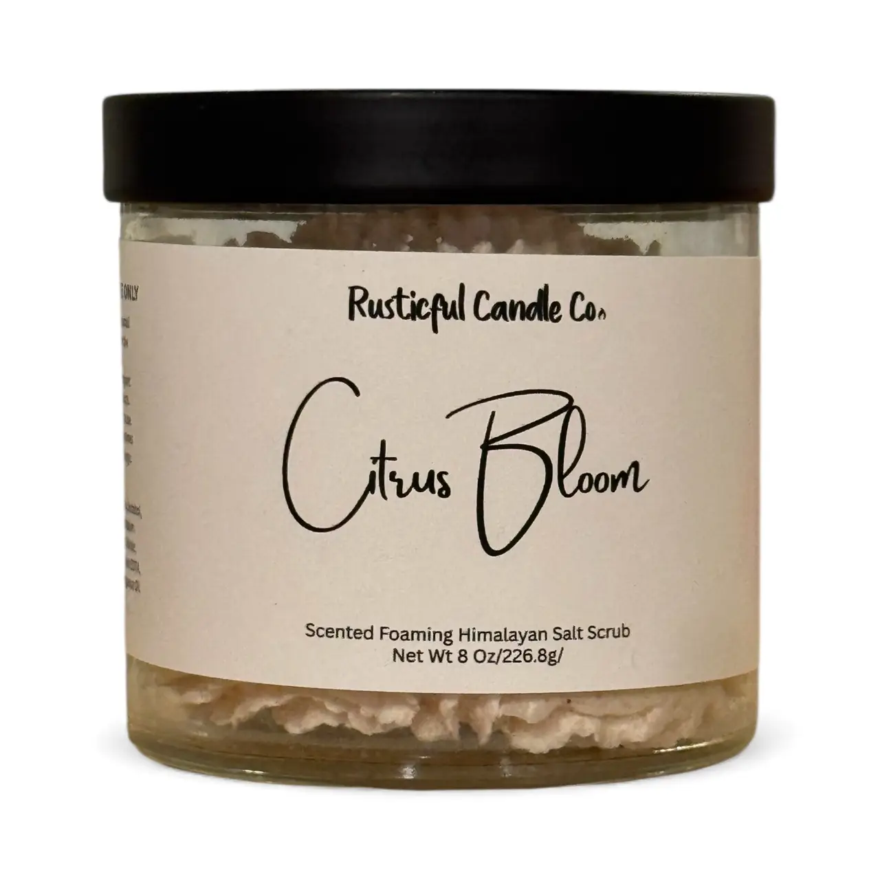 Citrus Bloom Scented Whipped Foaming Himalayan Salt Scrub