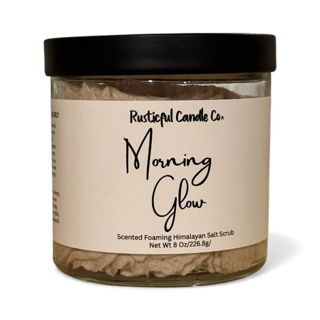 Morning Glow Scented Whipped Foaming Himalayan Salt Scrub
