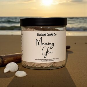 Morning Glow Scented Whipped Foaming Himalayan Salt Scrub