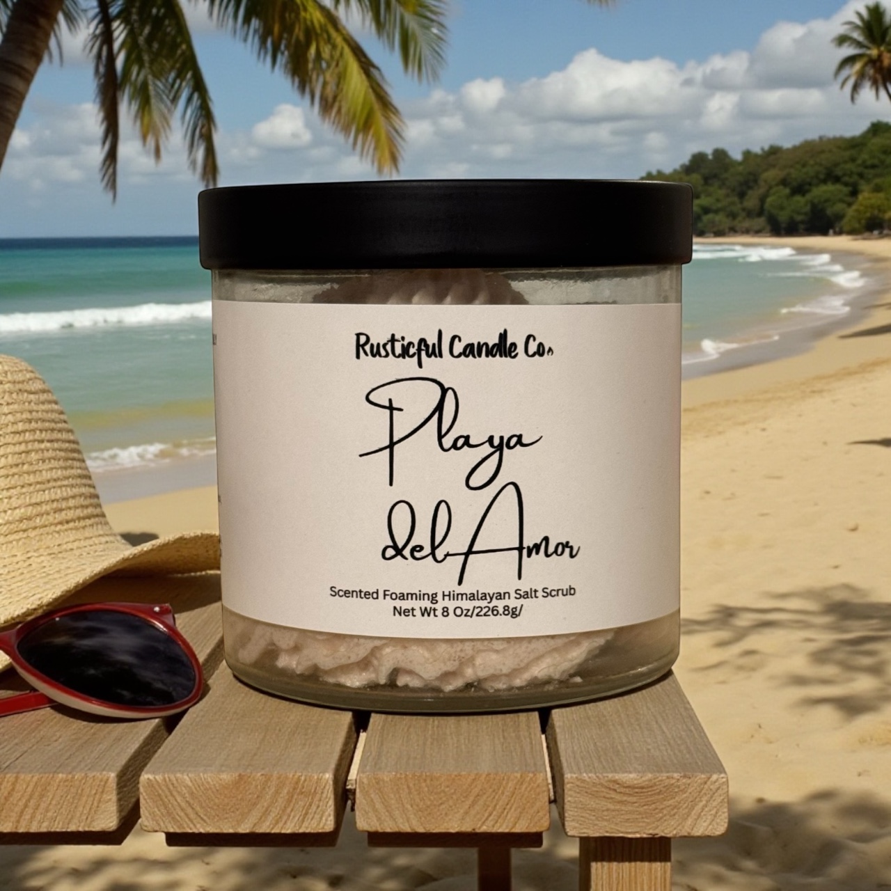 Playa del Amor Scented Whipped Foaming Himalayan Salt Scrub