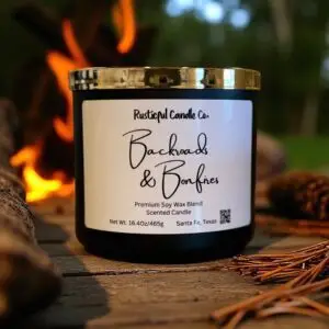 Backroads & Bonfires 3 Wick Scented Candle
