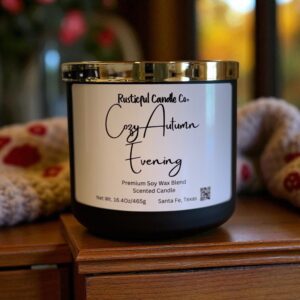 Cozy Autumn Evening 3 Wick Scented Candle