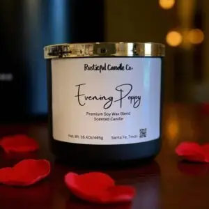 Evening Poppy 3 Wick Scented Candle