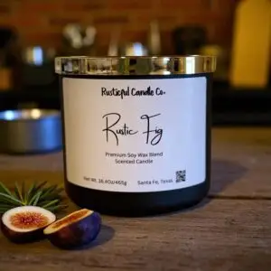 Rustic Fig 3 Wick Scented Candle