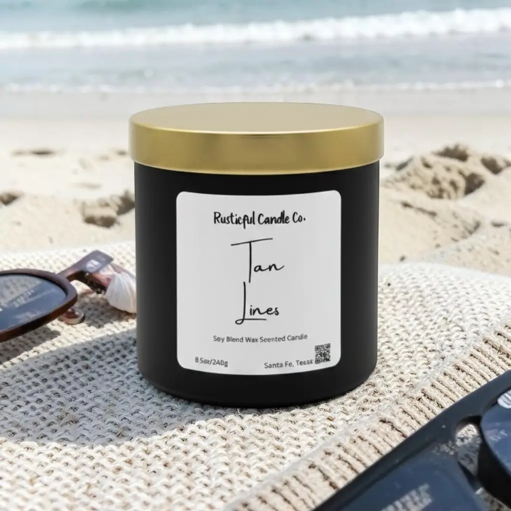 Tan Lines Single Wick Scented Candle
